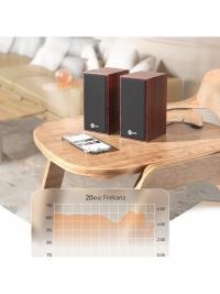 LENOVO LECOO DS105 1+1 Siyah 5w RMS Hoparlör Ahşap Speaker - 5